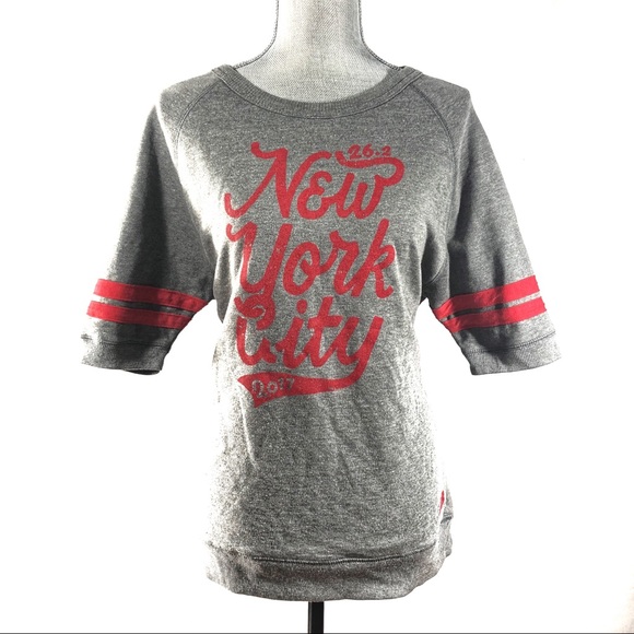 New Balance Tops - New Balance New York City Marathon Gray Sweatshirt